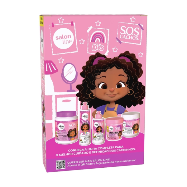 Kit SOS Cachos Hidratação com Shampoo + Condicionador e Creme Multy Kids - Imagem 2