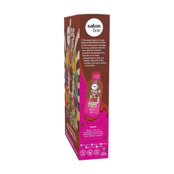 Kit Cabelinhos mais Brilhosos com Cheirinho de Chocolate - Imagem 2