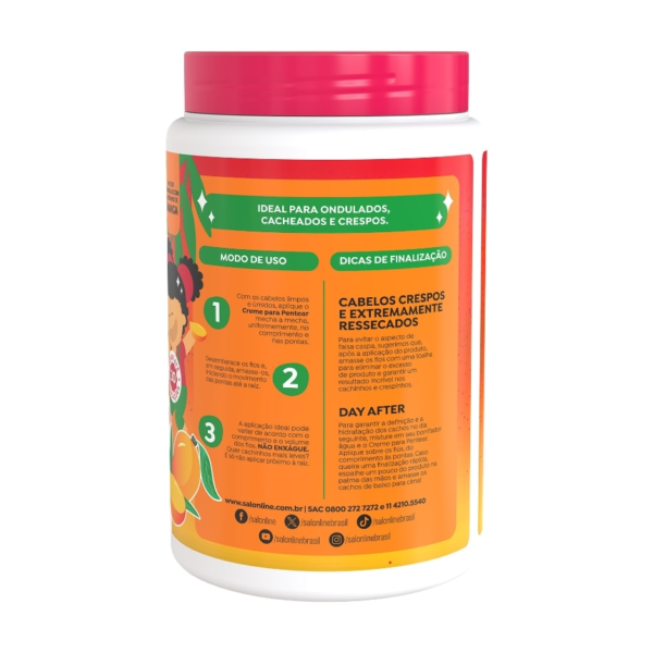 Kit Cheirinho de Manga com Creme para Pentear e Gelatina #todecacho Kids - Imagem 2