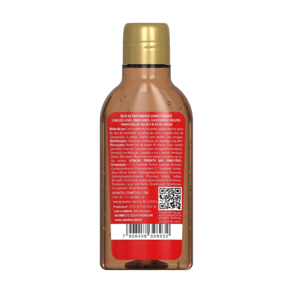 Kit Multy Creme de Tratamento + Óleo Reparador Chocolate - Imagem 3